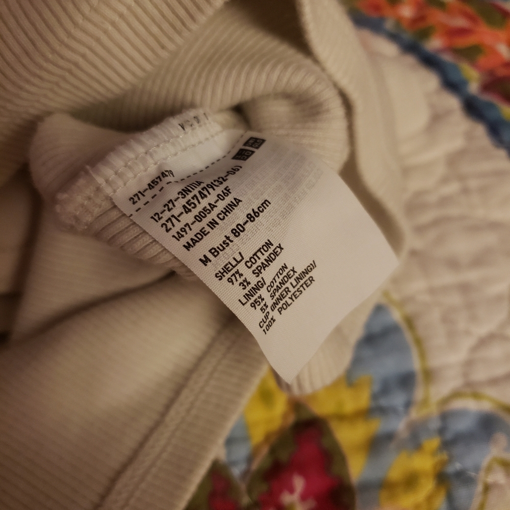 Bundle Of Bra Tank Tops Cropped Size Medium - Picture 8 of 11